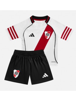 Billige River Plate Hjemmedraktsett Barn 2025-26 Kortermet (+ Korte bukser)